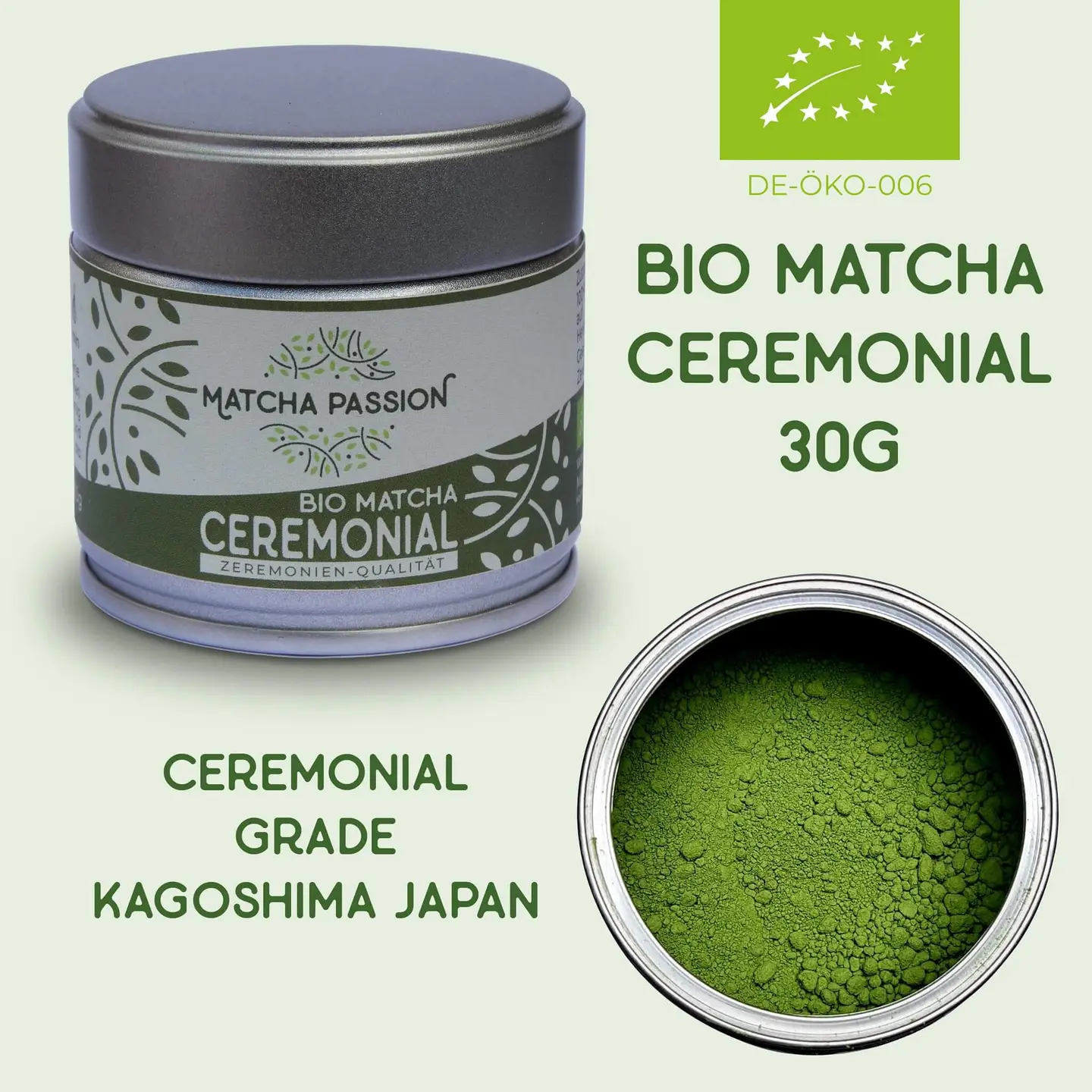Té Matcha Bio Ceremonial 30g Matcha Passion Té Matcha Bio Ceremonial 30g Matcha Passion